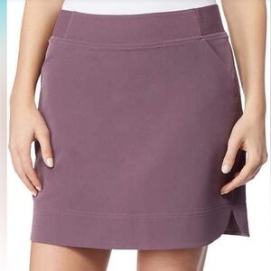 32 Degrees Cool Women's Mini Skort Skirt in Purple